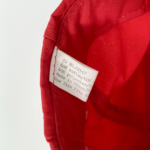 90's Coca Cola Red Snapback Hat Flat Bill Dead Stock Coke Trucker Hypebeast Rare - Picture 11 of 14